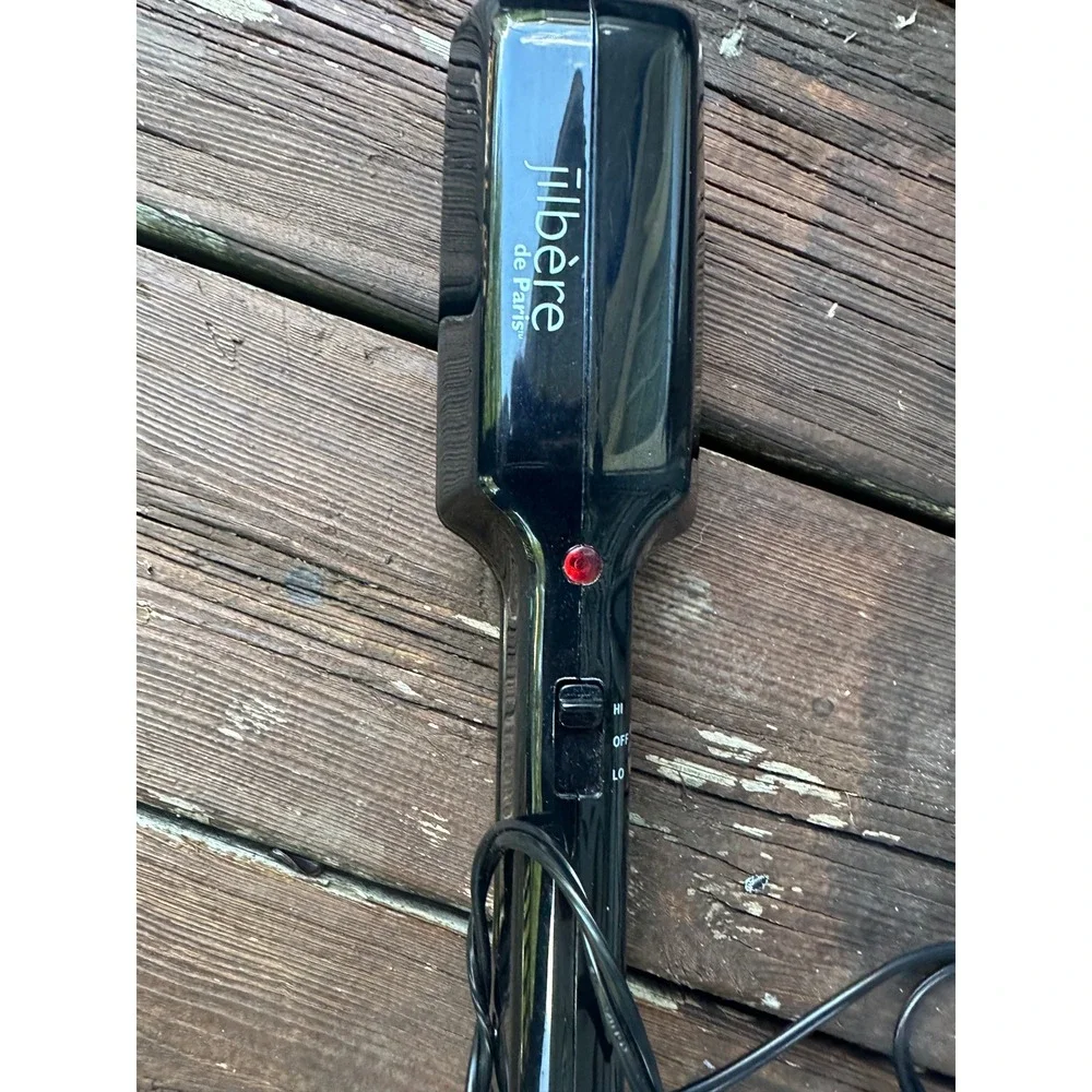 Jilbere de Paris Professional Hair Crimper Model JBF187 Black Gold Ceramic 1.5in